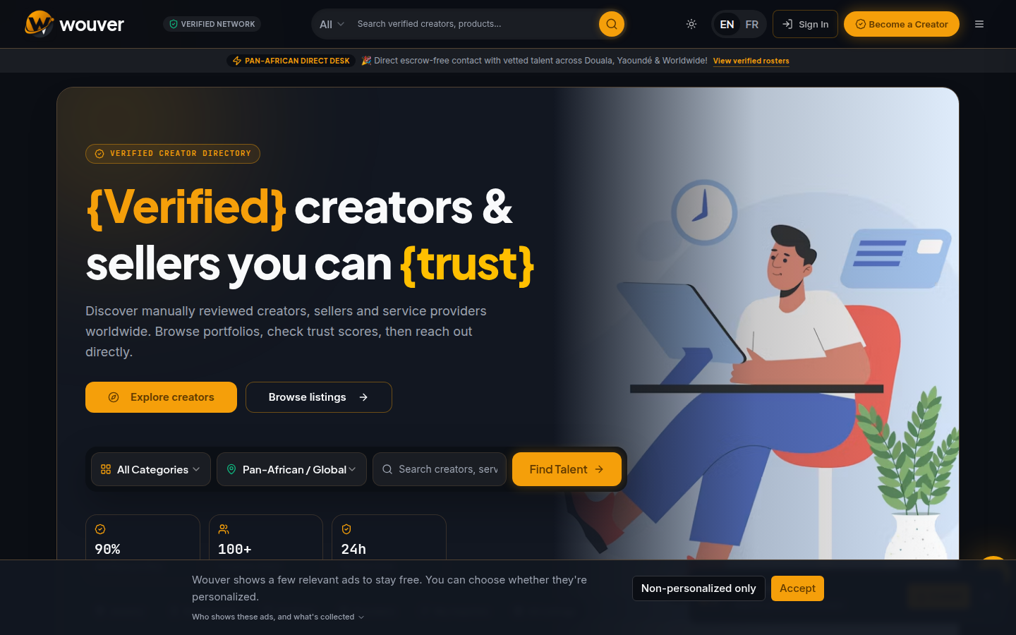 Wouver Refactoring — Professional UI/UX Improvements